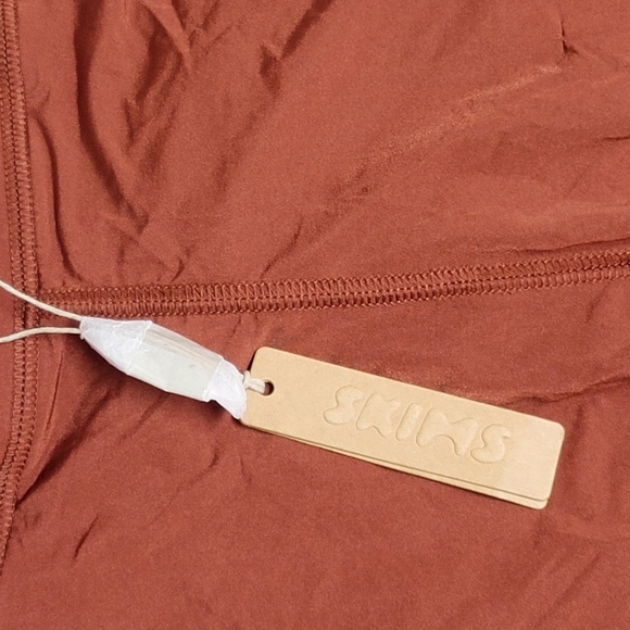 SKIMS NWT AP- LEG- 1947 SAFFRON Jelly Sheer Fotted Leggins. - Picture 5 of 9